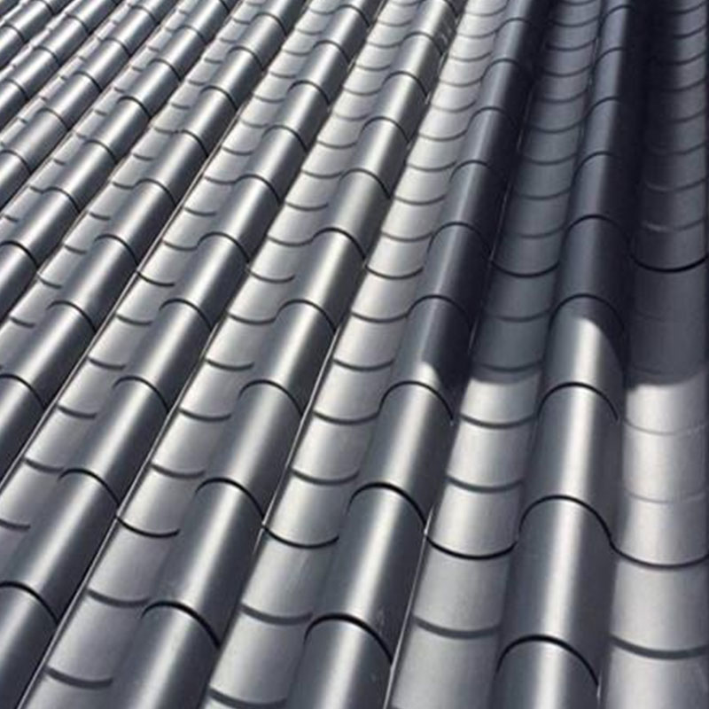 Aluminum magnesium manganese One-piece Cylindrical Metal Roofing Tiles